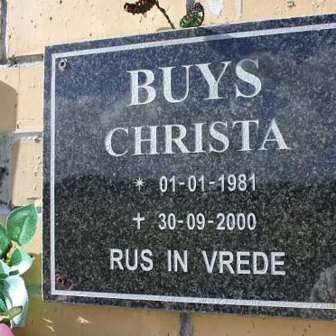 BUYS Christa 1981-2000