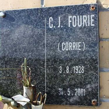 FOURIE C.J. 1928-2001