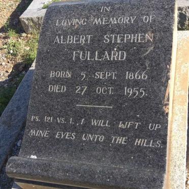 FULLARD Albert Stephen 1866-1955