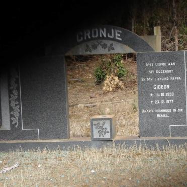 CRONJE Gideon 1930-1977