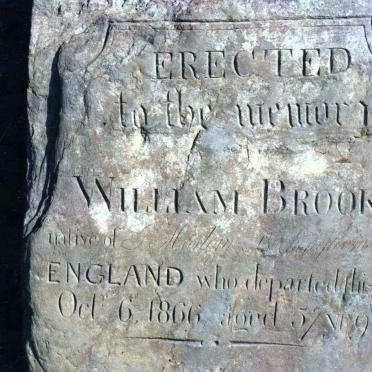 BROOKS William -1866