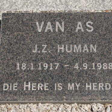 AS J.Z., van nee HUMAN 1917-1988