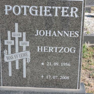 POTGIETER Johannes Hertzog 1956-2008