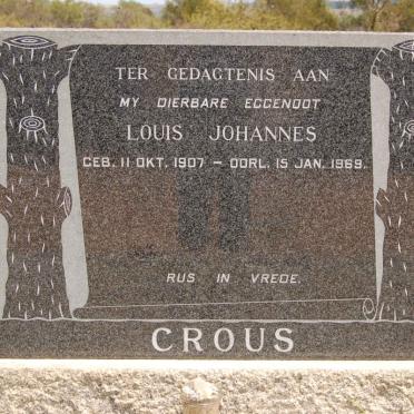 CROUS Louis Johannes 1907-1969