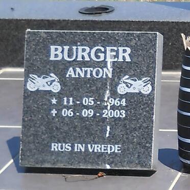 BURGER Anton 1964-2003
