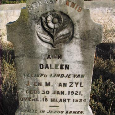 ZYL Daleen, van 1921-1924