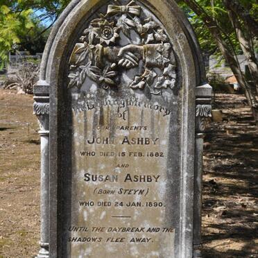 ASHBY John -1882 &amp; Susan STEYN -1890