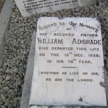 ADSHADE William -1926