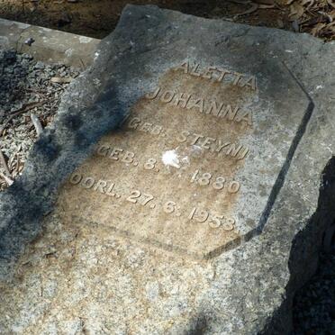 CILLIERS Aletta Johanna nee STEYN 1880-1958