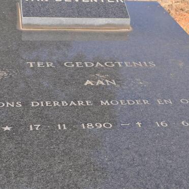 DEVENTER Ellie, van 1890-1985