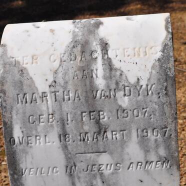 DYK Martha, van 1907-1907