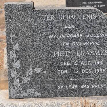 ERASMUS Piet 1911-1955