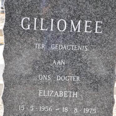 GILIOMEE Elizabeth 1956-1975