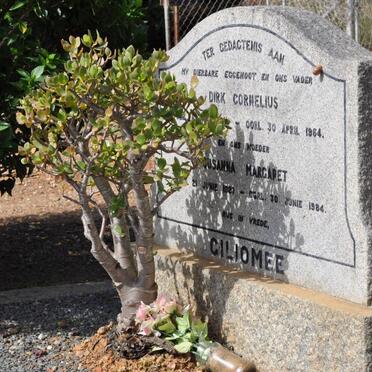 GILIOMEE Dirk Cornelius 1923-1964 &amp; Susanna Margaret 1927-1984