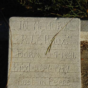 ROUX R., le 1861-1939