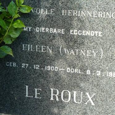 ROUX Eileen, le nee WATNEY 1900-1969