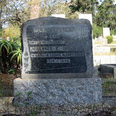 RADEMAN Johannes C. 1914-1944