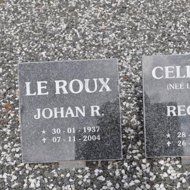 ROUX Johan R., le 1937-2004 :: CELLIERS Regine nee LE ROUX 1935-1968