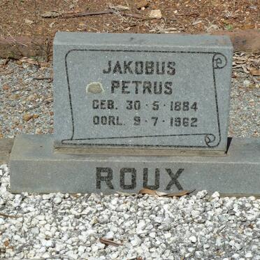 ROUX Jakobus Petrus 1884-1962