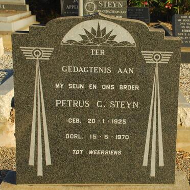STEYN Petrus G. 1925-1970