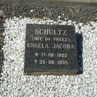 SCHULTZ Engela Jacoba nee DU PREEZ 1902-1935