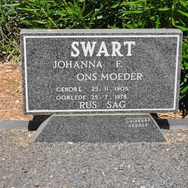 SWART Johanna F. 1905-1978