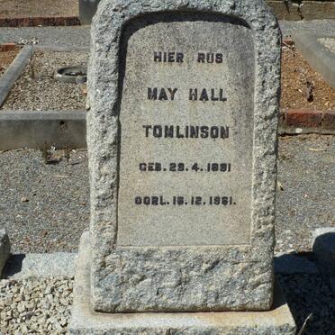 TOMLINSON May Hall 1891-1961