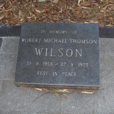 WILSON Robert Michael 1958-1975