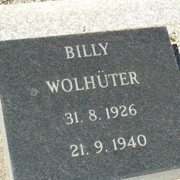 WOLHÜTER Billy 1926-1940