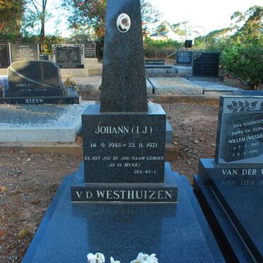 WESTHUIZEN I.J., v.d. 1945-1971