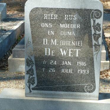 WET D.M., de 1916-1993