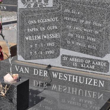 WESTHUIZEN Willem, van der 1915-1990 