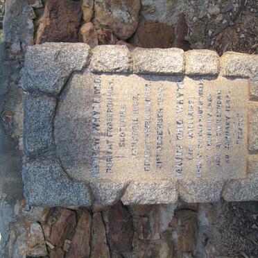 WHYTE Andrew 1862-1924 &amp; Maud Enid WILLIAMS 1863-1945