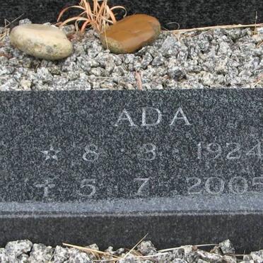 BROOKS John W.V.N. 1910-1987 :: BROOKS ADA 1924-2005