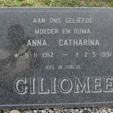 GILIOMEE Anna Catharina 1912-1991