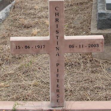 PIETERSE Christina 1917-2003