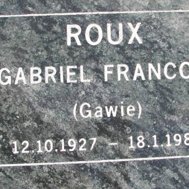 ROUX Gabriel Francois 1927-1983