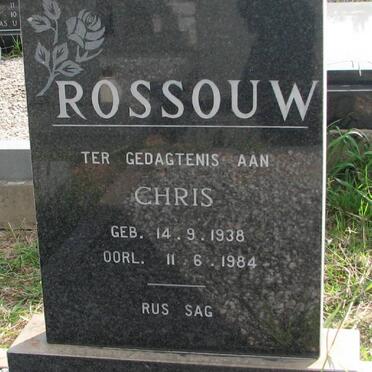 ROSSOUW Chris 1938-1984