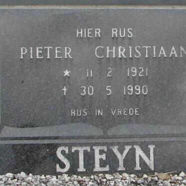 STEYN Pieter Christiaan 1921-1990