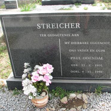 STREICHER Paul Odendal 1931-1996