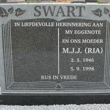 SWART M.J.J. 1946-1998