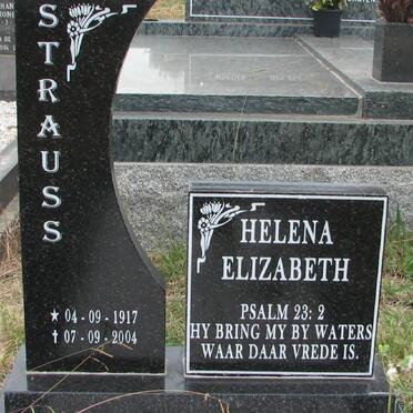 STRAUSS Helena Elizabeth 1917-2004