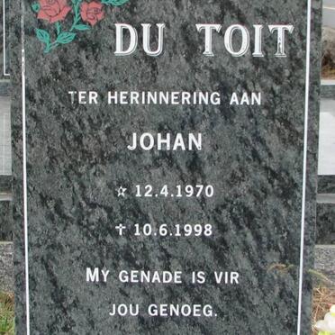 TOIT Johan, du 1970-1998