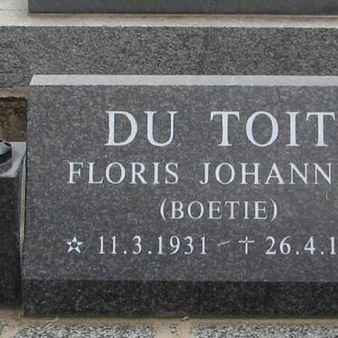 TOIT Floris Johannes, du 1931-1998