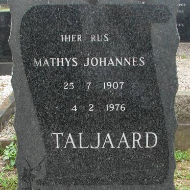 TALJAARD Mathys Johannes 1907-1976