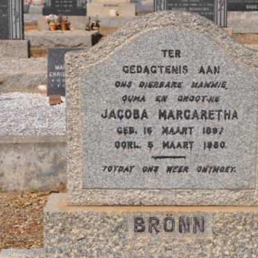 BRONN Jacoba Margaretha 1897-1980