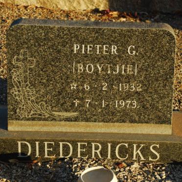 DIEDERICKS Pieter G. 1932-1973