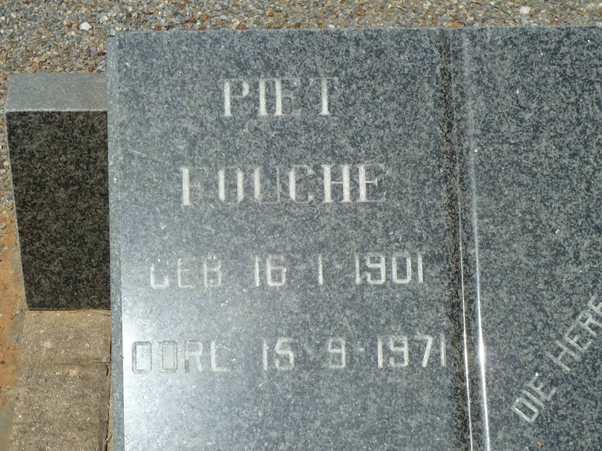 FOUCHE Piet 1901-1971