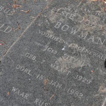 GROENEWALD :: BOWMAN