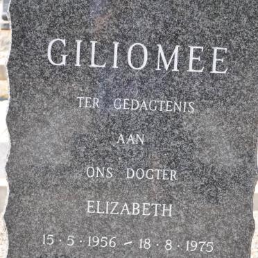 GILIOMEE Elizabeth 1956-1975
